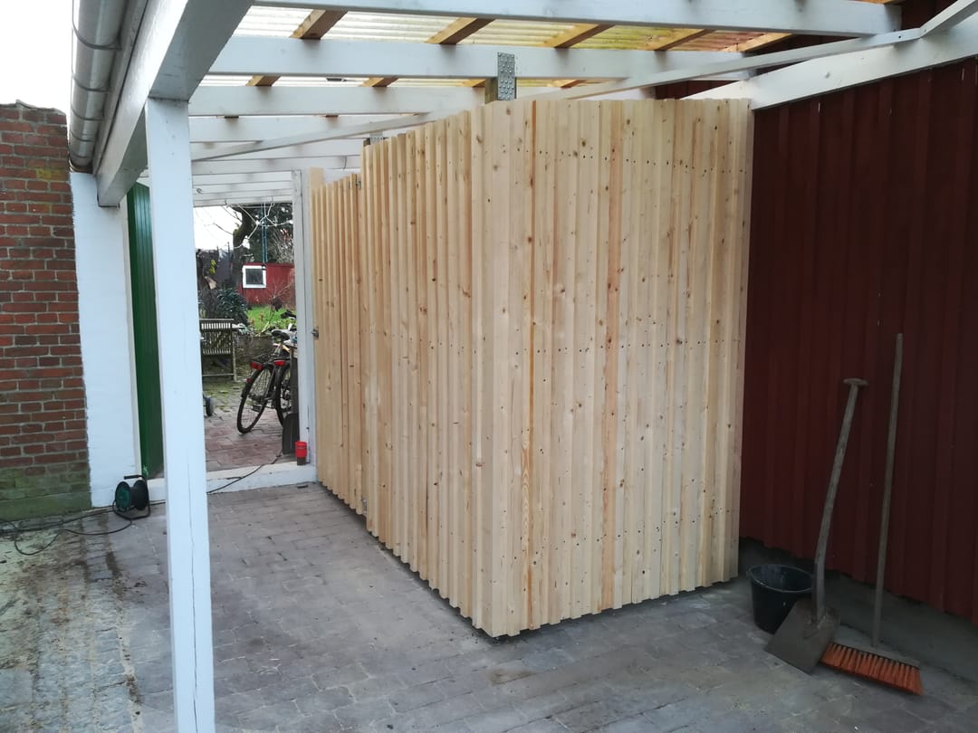 Billede til Bygning af skur