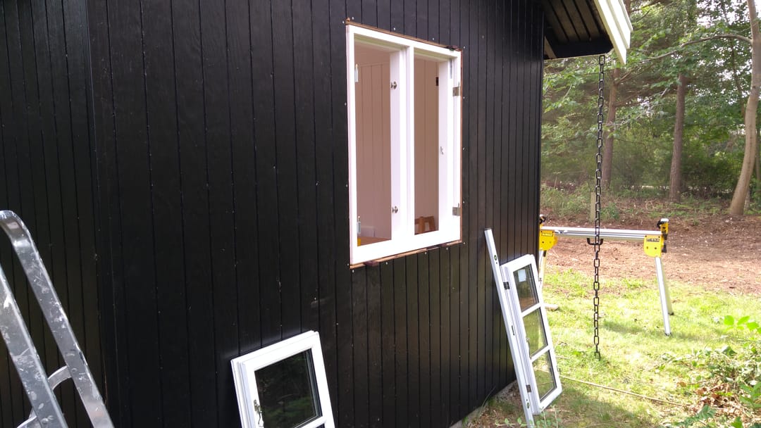 Nyt vindue monteret uden ruder